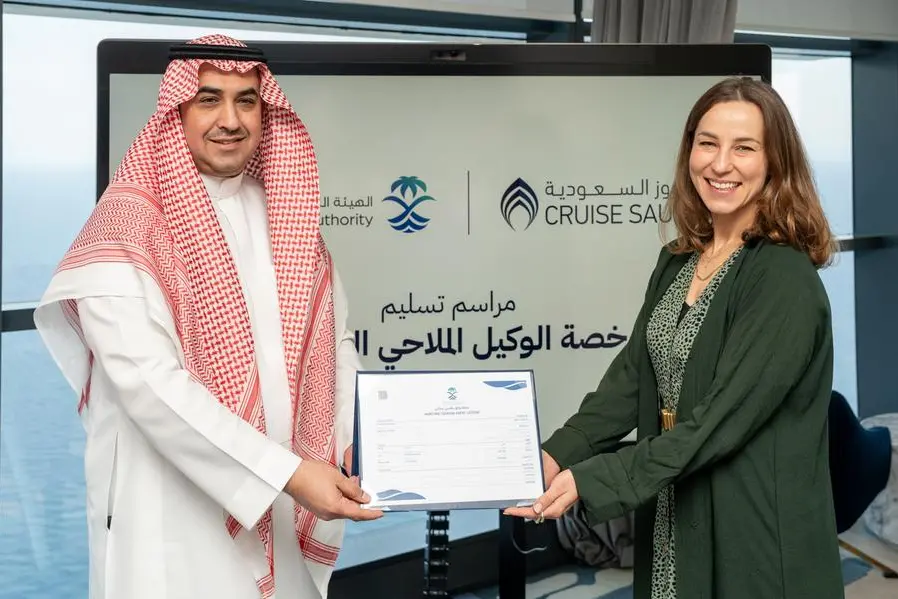Saudi Red Sea Authority (SRSA) has issued the first maritime tourism agent license for cruise ships to \"Cruise Saudi\", a Public Investment Fund owned business based in Jeddah, KSA. Image courtesy: SRSA