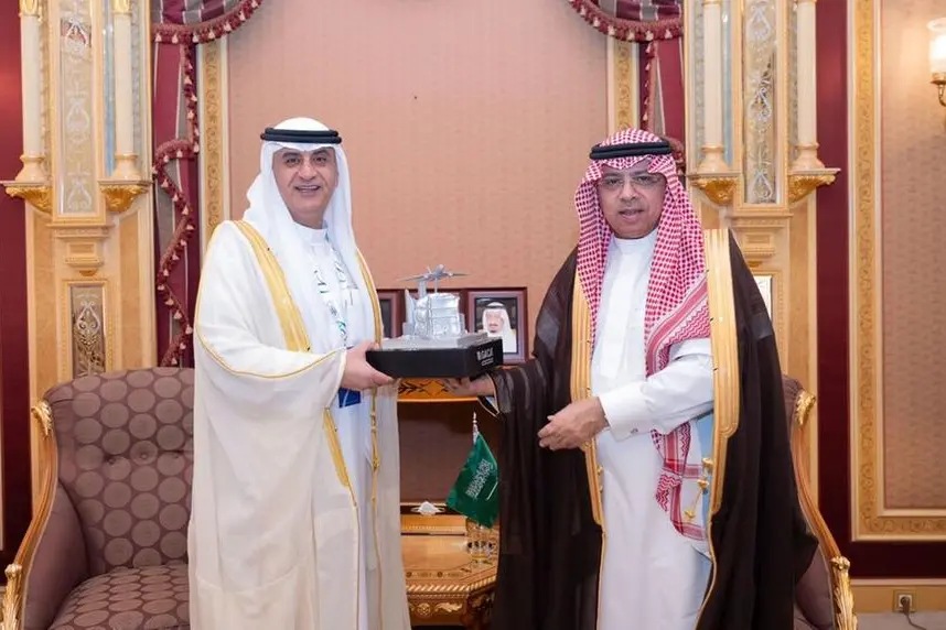 The parties discussed on enhancing co-operation and promoting bilateral relations in civil aviation between Saudi Arabia and the Emirate of Dubai. Image Courtesy: DCAA